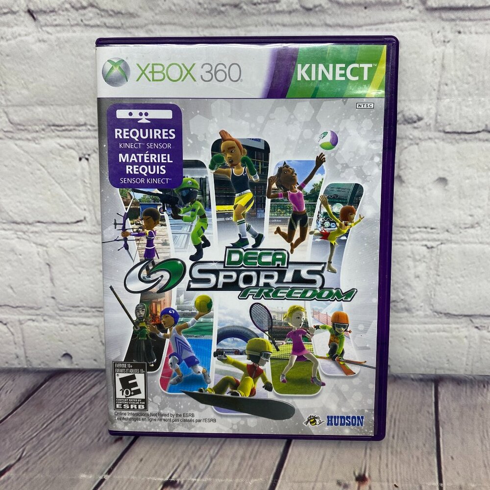 Xbox 360 Kinect Video Game Deca Sports Freedom